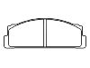 Brake Pad Set:4 434 817